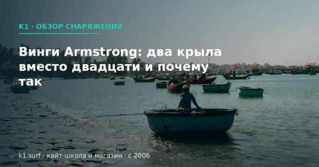 Винги Armstrong: два крыла вместо двадцати и почему так
