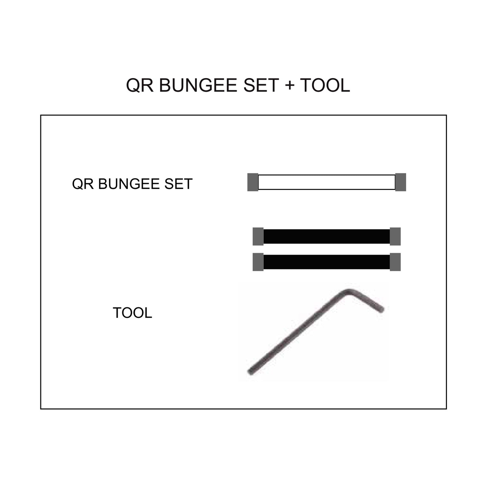 Планка управления Airush QR BUNGEE SET + TOOL