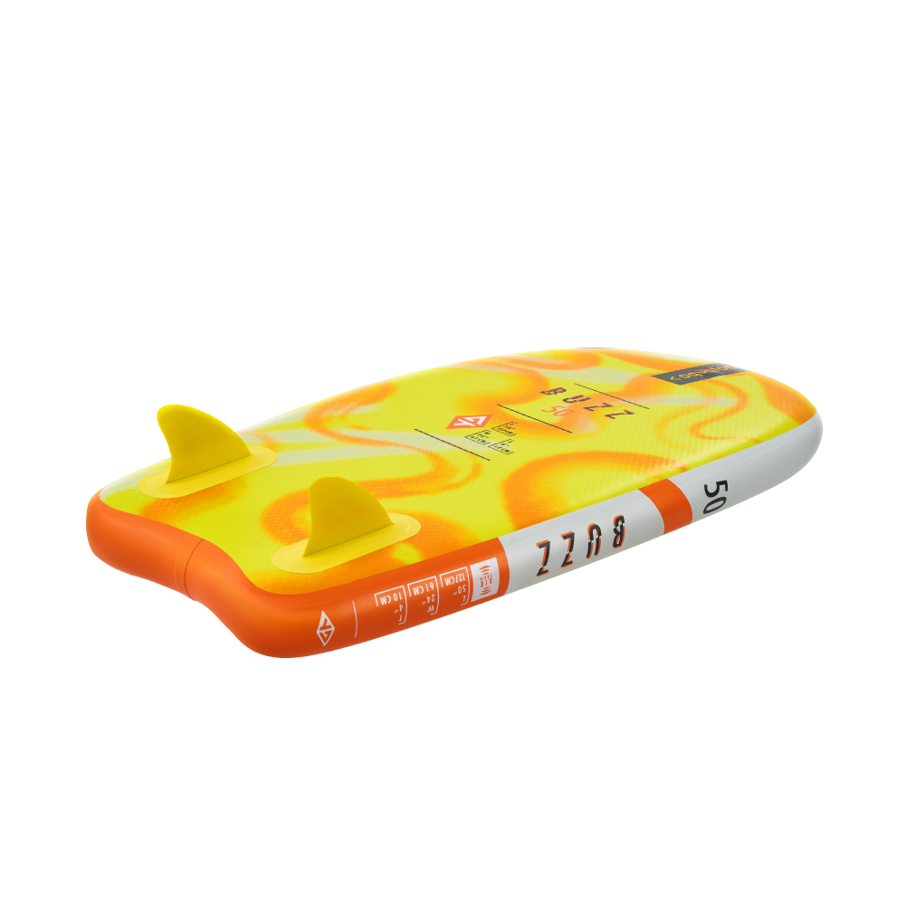Бодиборд Aquatone BUZZ 50 AIR BODYBOARD Chic Inflatable — in action on the water