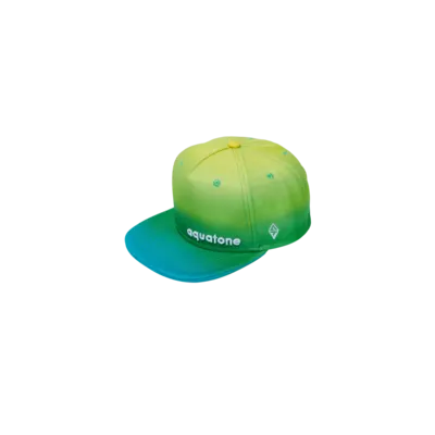 Одежда Aquatone LOGO CAP Green/Blue Gradient flat-brim cap — вид сбоку