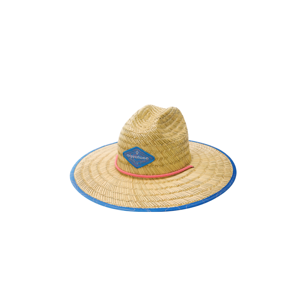 Aquatone STRAW HAT/OUTDOOR 100% Natrual Straw Hat with Apparel — construction detail