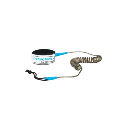 Аксессуар Aquatone 9.0 SUP COIL LEASH 9' Long, Single Stainless — вид сбоку