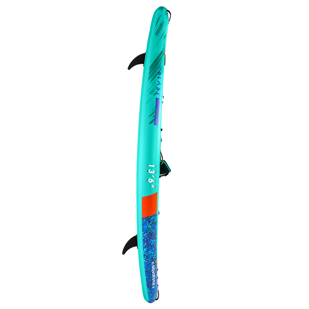 Каяк Aquatone BLAST 13'6" RECREATIONAL KAYAK 3-PERSON — top view