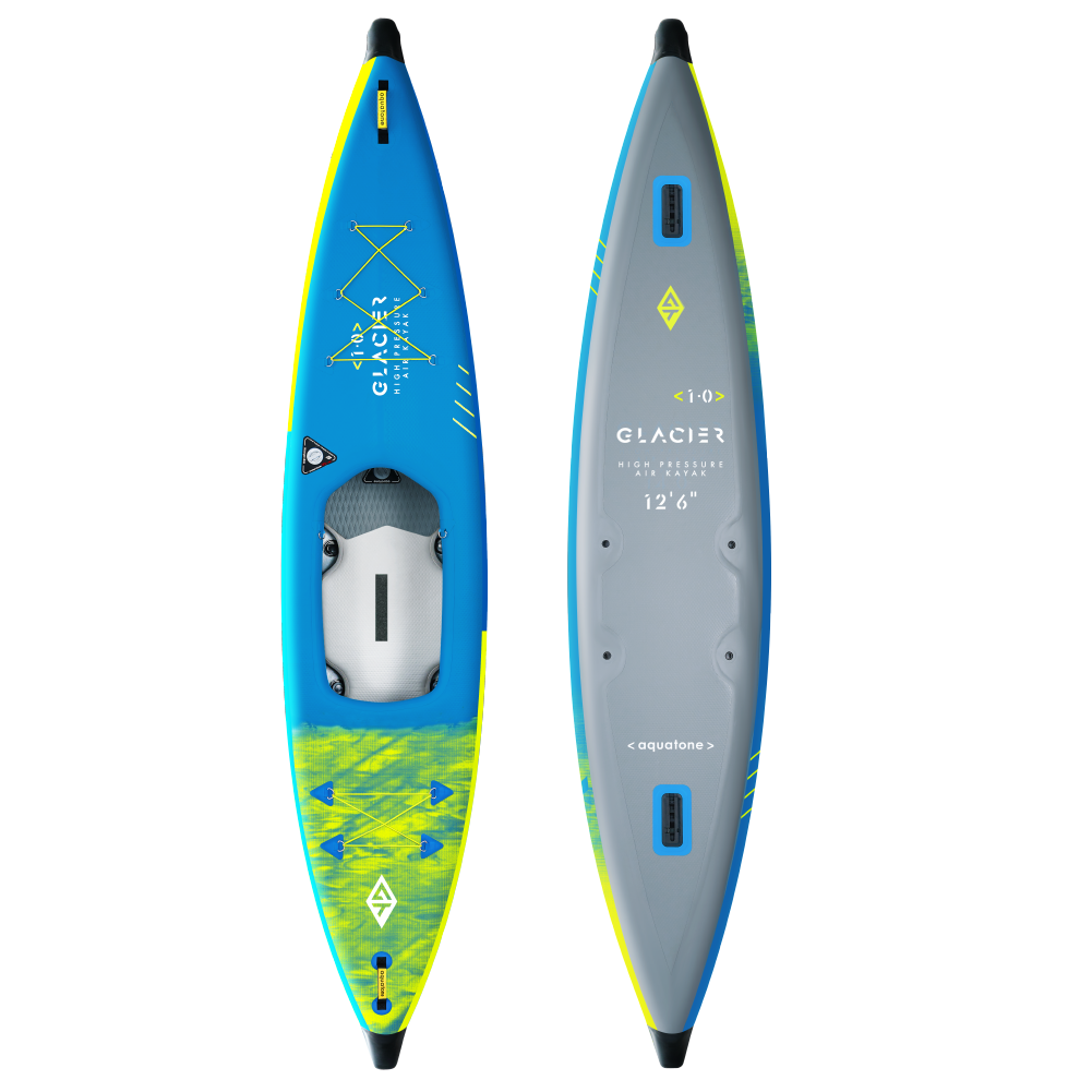 Каяк Aquatone GLACIER 12'6" ADVANCED KAYAK 1-PERSON — side view