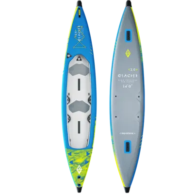Каяк Aquatone GLACIER 14' ADVANCED KAYAK 2-PERSON — вид сбоку