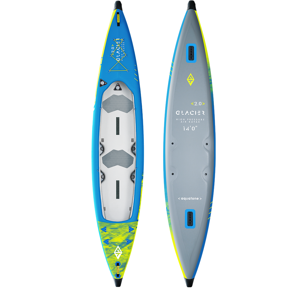 Каяк Aquatone GLACIER 14' ADVANCED KAYAK 2-PERSON — side view
