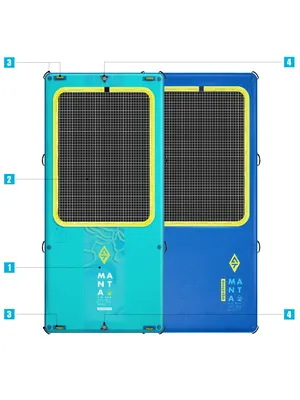 Платформа Aquatone MANTA 15'6" POOL + SWIMMING PLATFORM Massive — вид сверху