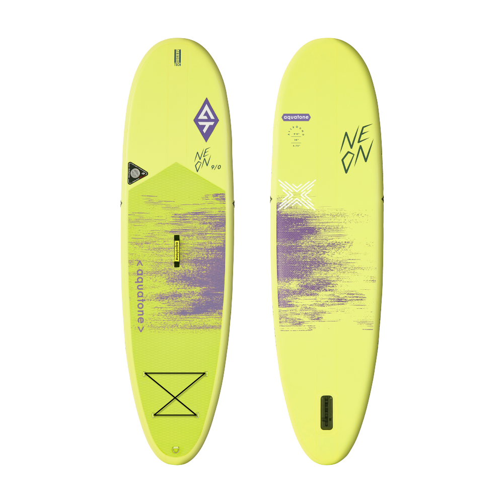 Inflatable доска Aquatone NEON 9'0" ALL-ROUND YOUTH SUP Single Layer — side view