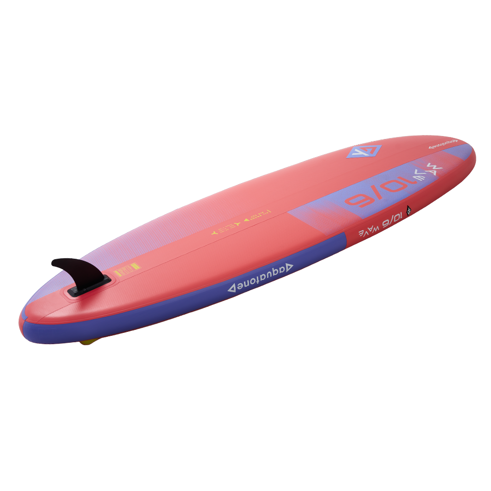 Надувная доска Aquatone WAVE 10'6" ALL-ROUND SUP All-Round outline. — in action on the water