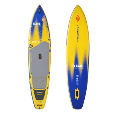 Надувная доска Aquatone FLAME 11'6" TOURING SUP Long Distance Touring — вид сбоку