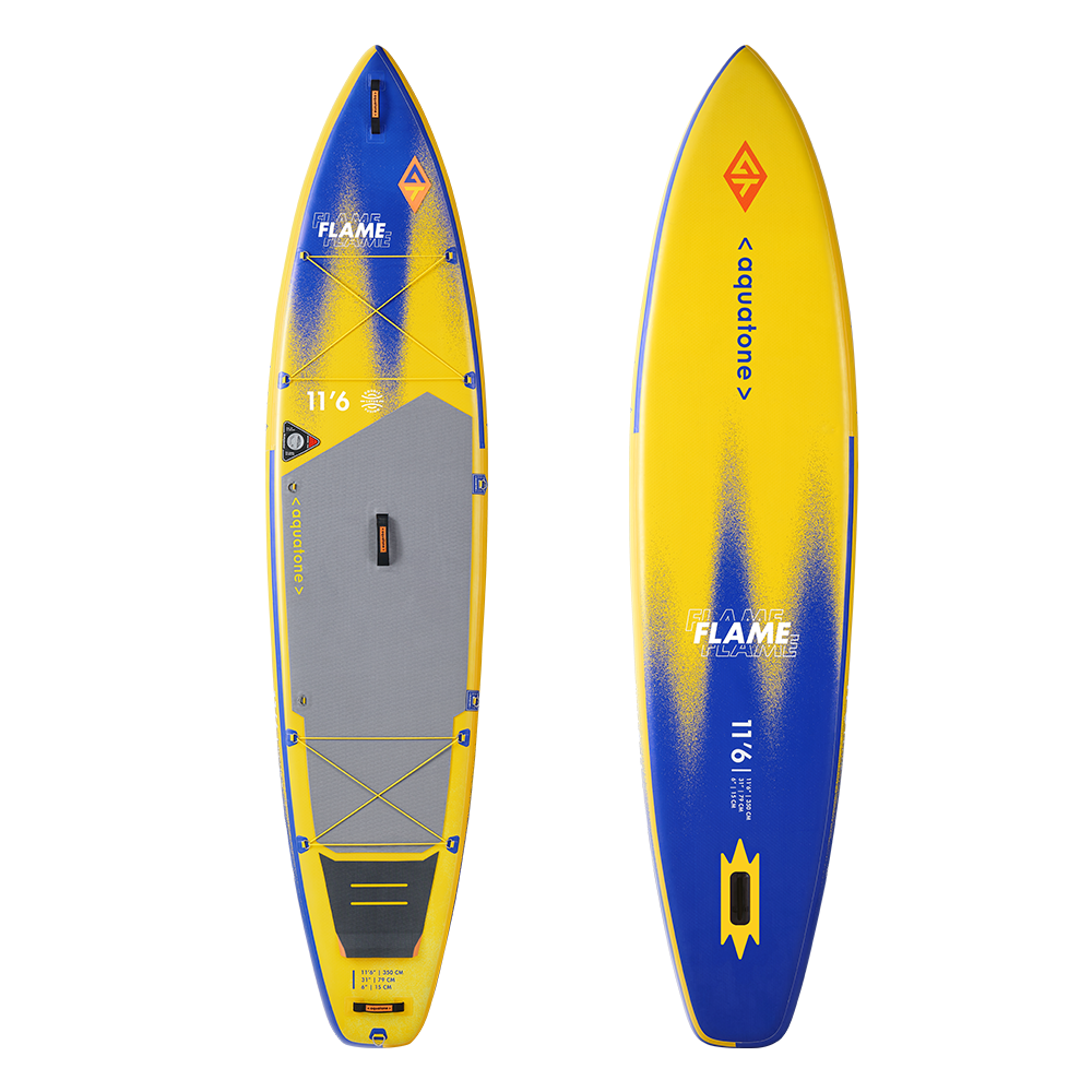 Надувная доска Aquatone FLAME 11'6" TOURING SUP Long Distance Touring — side view