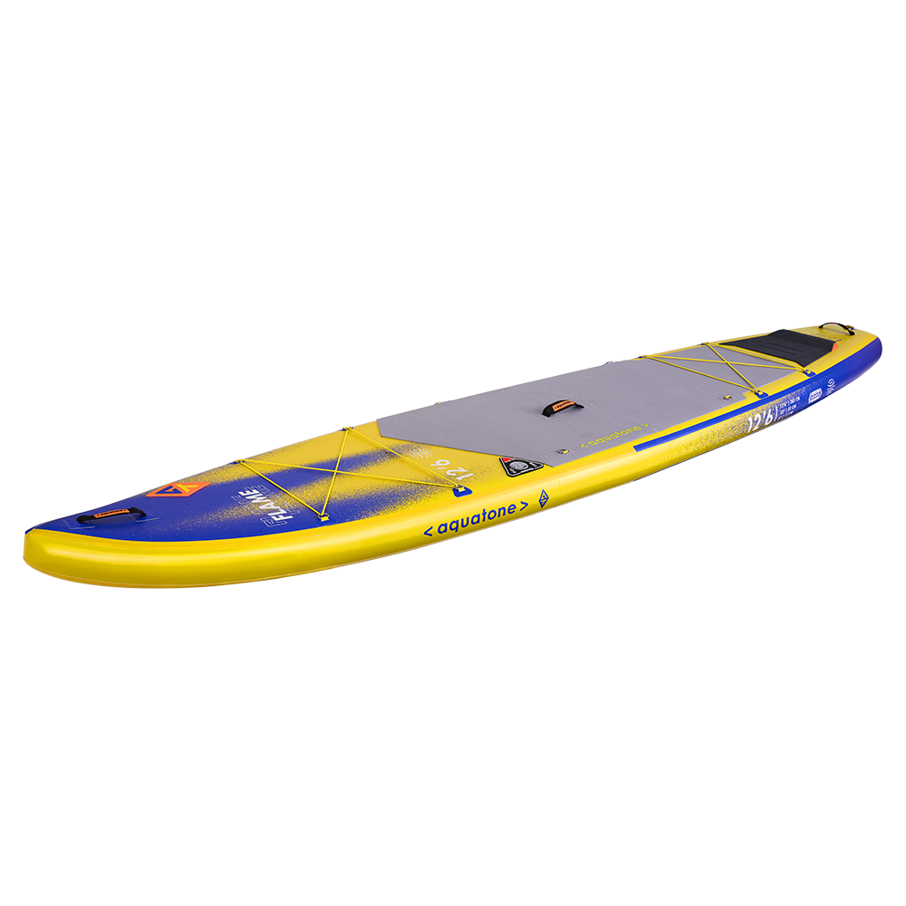 Надувная доска Aquatone FLAME 12'6" TOURING SUP Long Distance Touring — top view