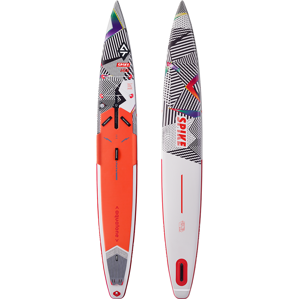 Inflatable доска Aquatone SPIKE 14'0" RACE SUP Performance board — side view
