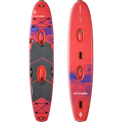 Надувная доска Aquatone FUTURE 13'0" 2+1 MULTI-PERSON PEDAL SUP — вид сбоку