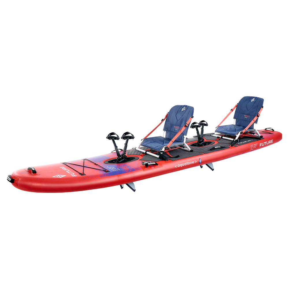 Inflatable доска Aquatone FUTURE 13'0" 2+1 MULTI-PERSON PEDAL SUP — top view
