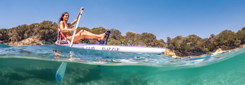 Надувная доска Aquatone PUZZLE 11'0" PEDAL SUP Air SUP/Pedal Kayak — купить в K1.surf