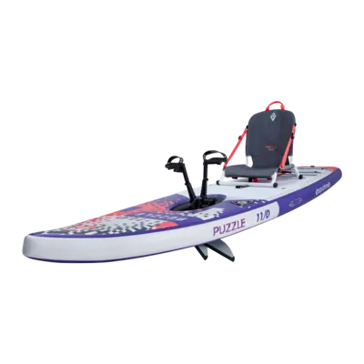 Надувная доска Aquatone PUZZLE 11'0" PEDAL SUP Air SUP/Pedal Kayak — вид сверху