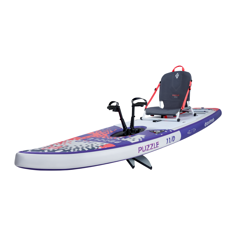 Inflatable доска Aquatone PUZZLE 11'0" PEDAL SUP Air SUP/Pedal Kayak — top view