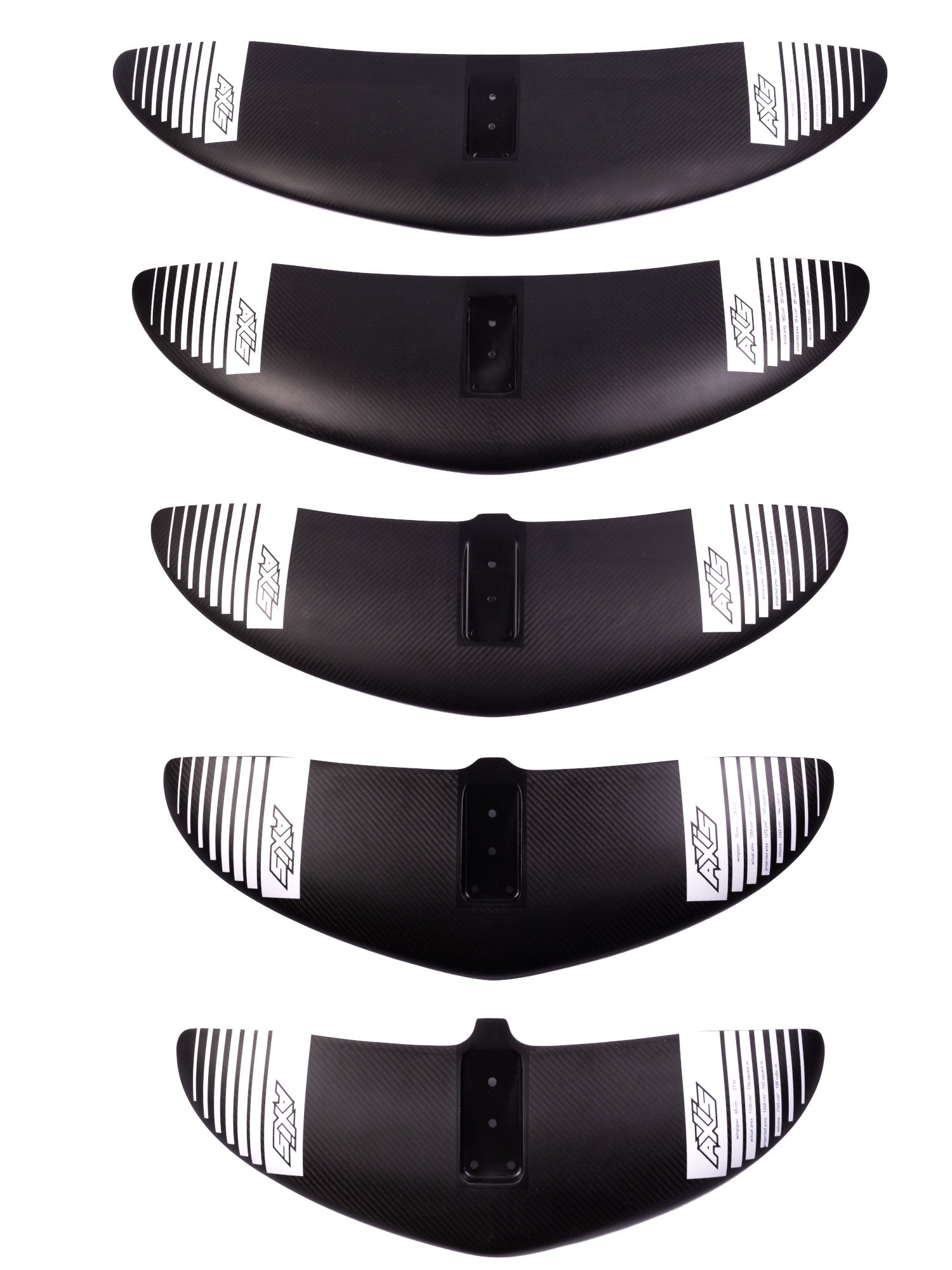 Переднее крыло фойла AXIS Foils 820mm Carbon Front Wing — construction detail