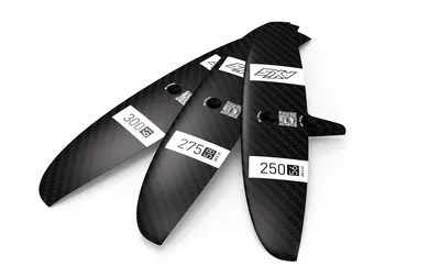 Переднее крыло фойла AXIS Foils 250 Progressive Carbon Rear Wing — вид сбоку
