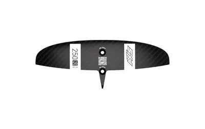 Переднее крыло фойла AXIS Foils 250 Progressive Carbon Rear Wing — крупный план