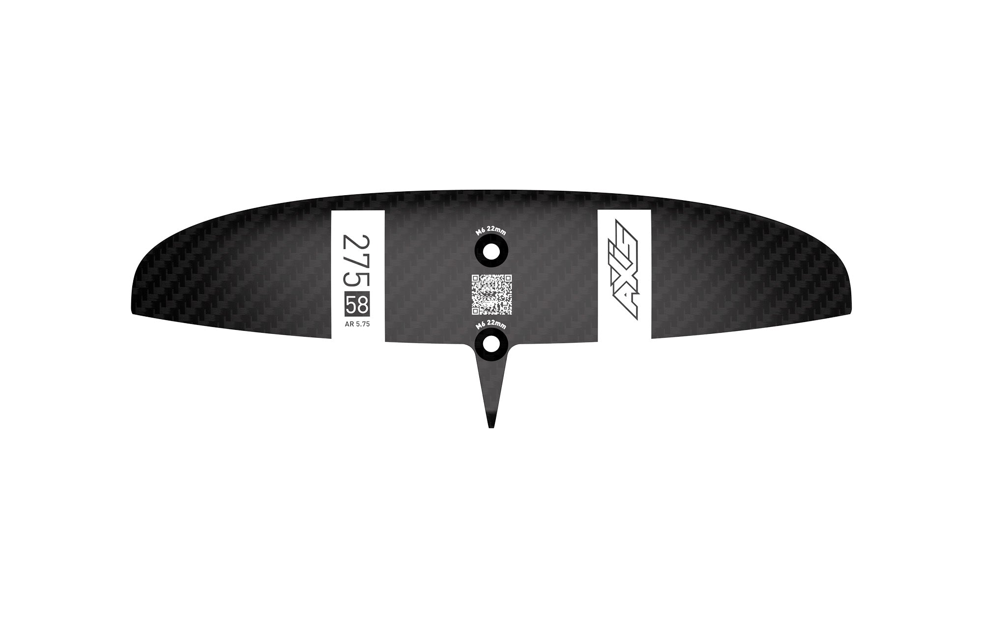 Переднее крыло фойла AXIS Foils 275 Progressive Carbon Rear Wing — side view