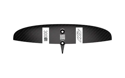Переднее крыло фойла AXIS Foils 300 Progressive Carbon Rear Wing — в работе на воде