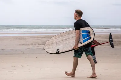 Переднее крыло фойла AXIS Foils 440 Freeride Carbon Rear Wing — вид сбоку