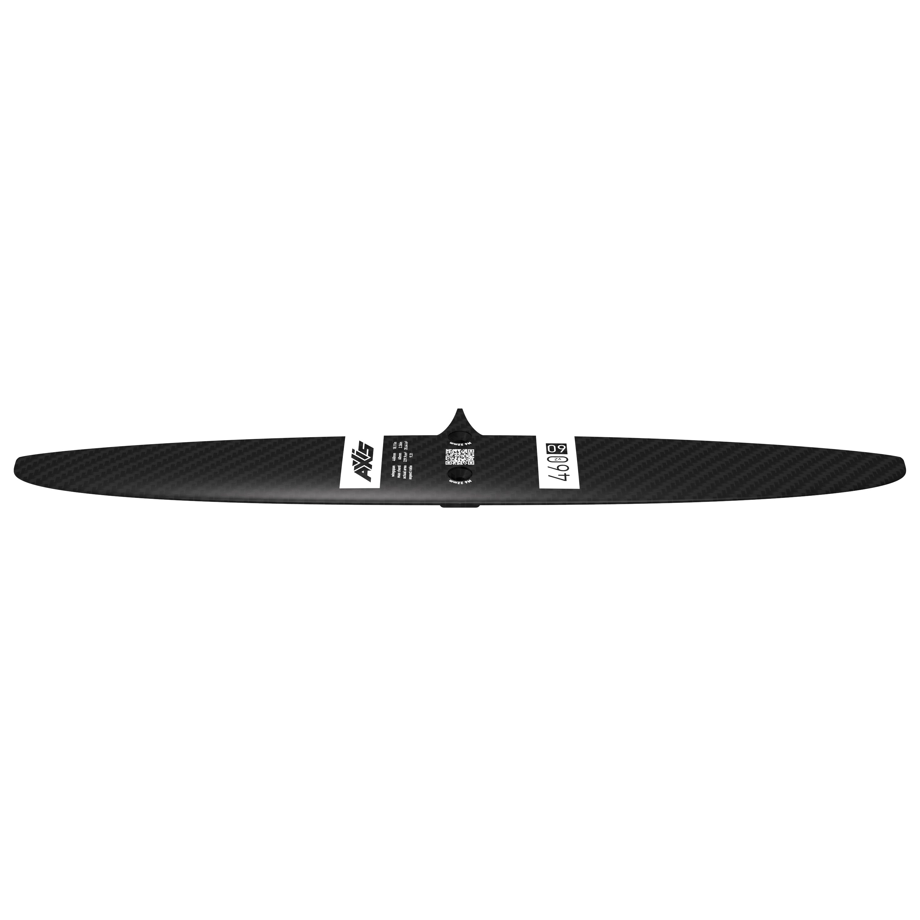 Переднее крыло фойла AXIS Foils 460 V2 Pump Carbon Rear Wing — side view