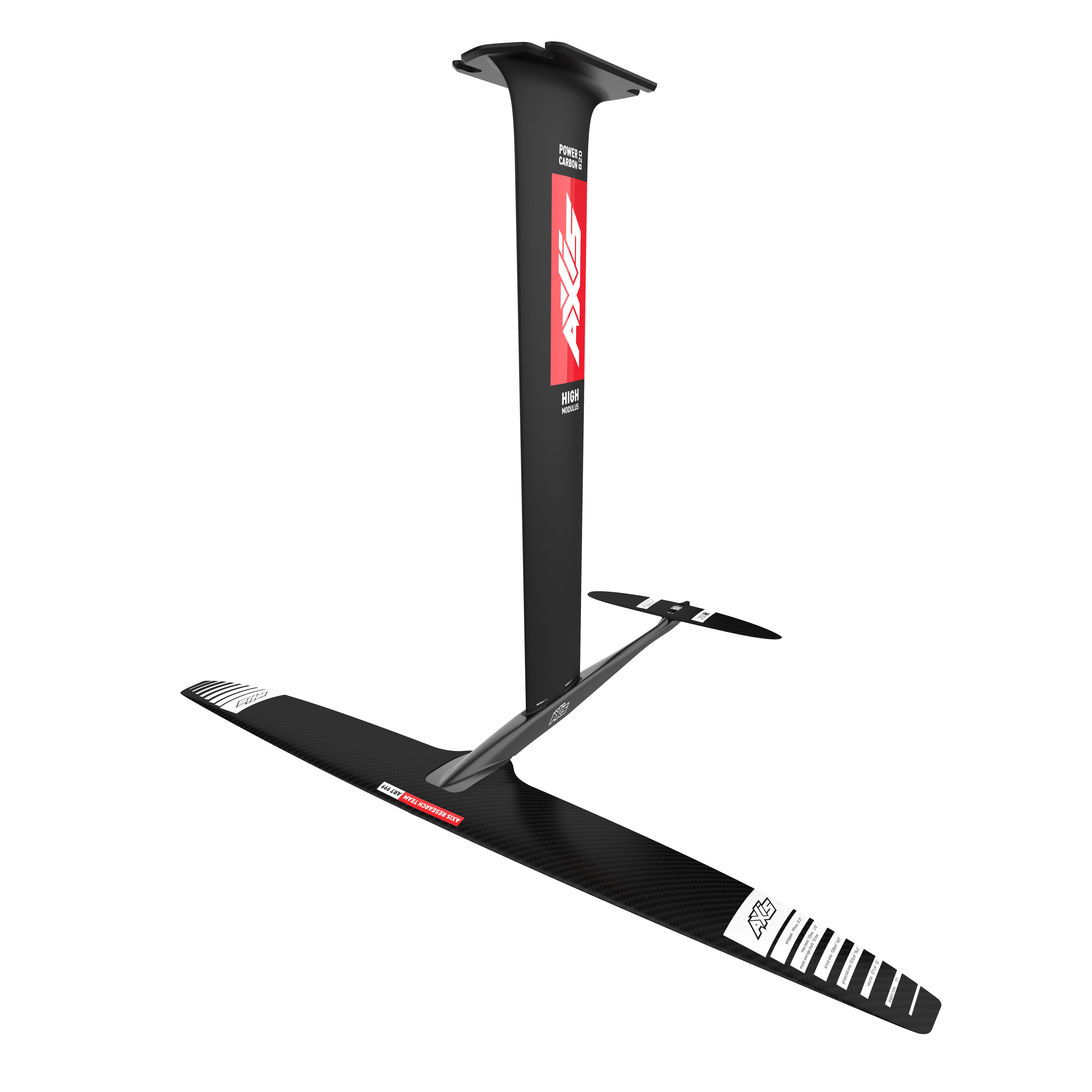 Переднее крыло фойла AXIS Foils ART 999 Carbon Hydrofoil Wing — вид сбоку