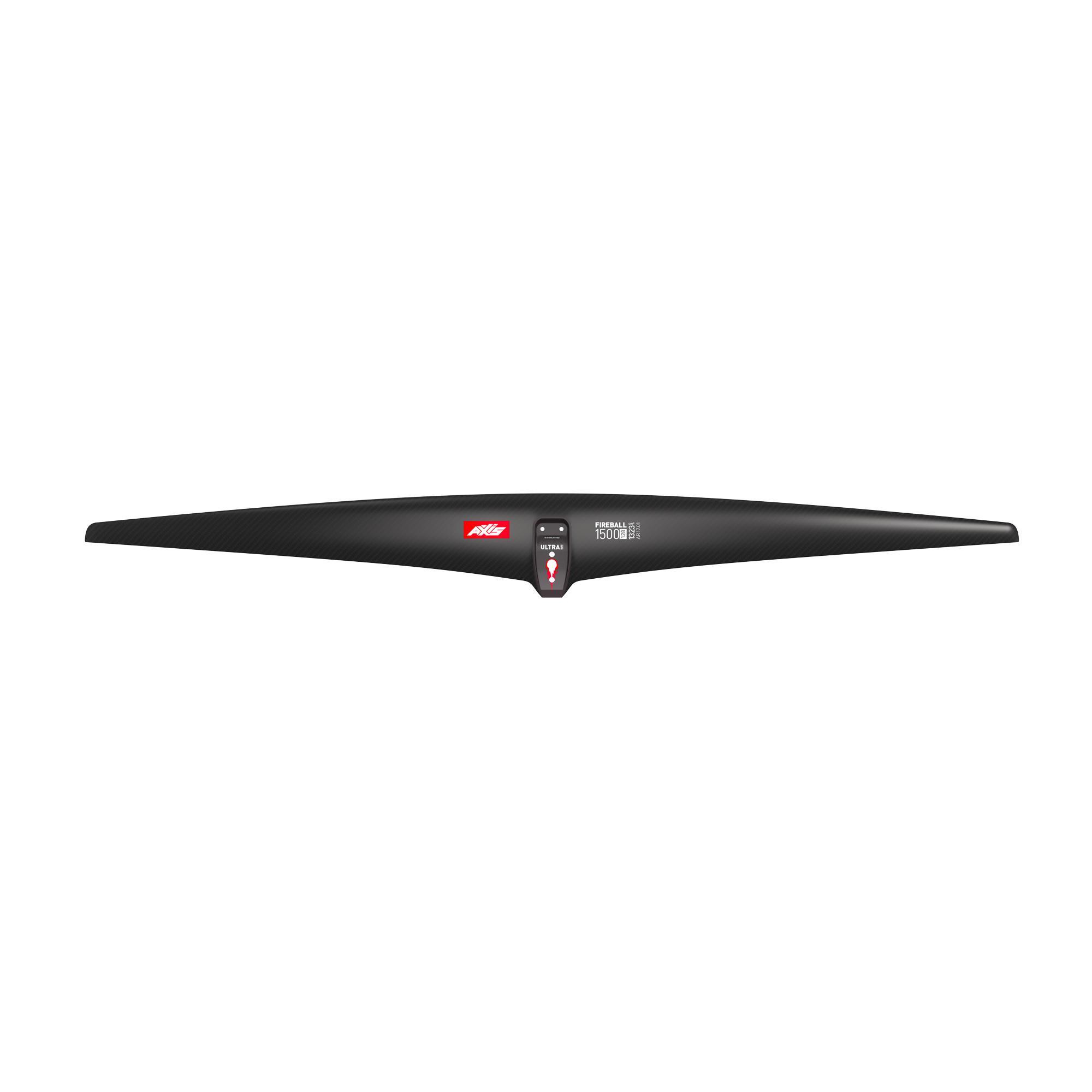 Переднее крыло фойла AXIS Foils AXIS FIREBALL 1500 ULTRA High Mod Carbon Hydrofoil wing — детали конструкции