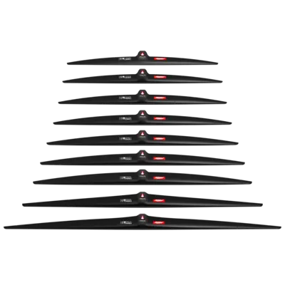 Переднее крыло фойла AXIS Foils AXIS FIREBALL 1500 ULTRA High Mod Carbon Hydrofoil wing — вид сверху
