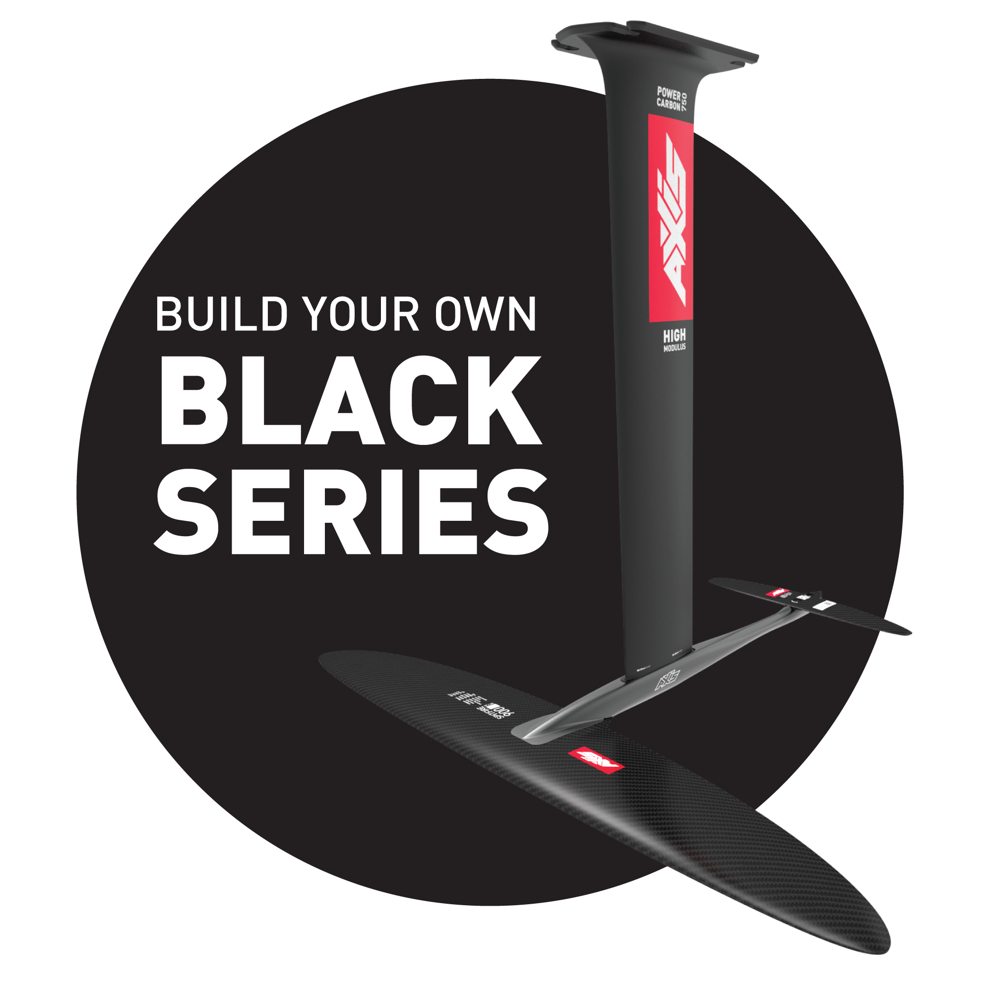 Гидрофойл AXIS Foils AXIS Foils - Build Your Own Black Series — купить в K1.surf