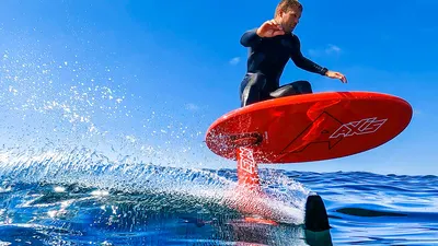 Доска для фойла AXIS Foils Pump Foilboard 37L — в работе на воде