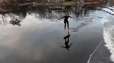Гидрофойл AXIS Foils AXIS Foils - Wake Thief Original Edition — в работе на воде