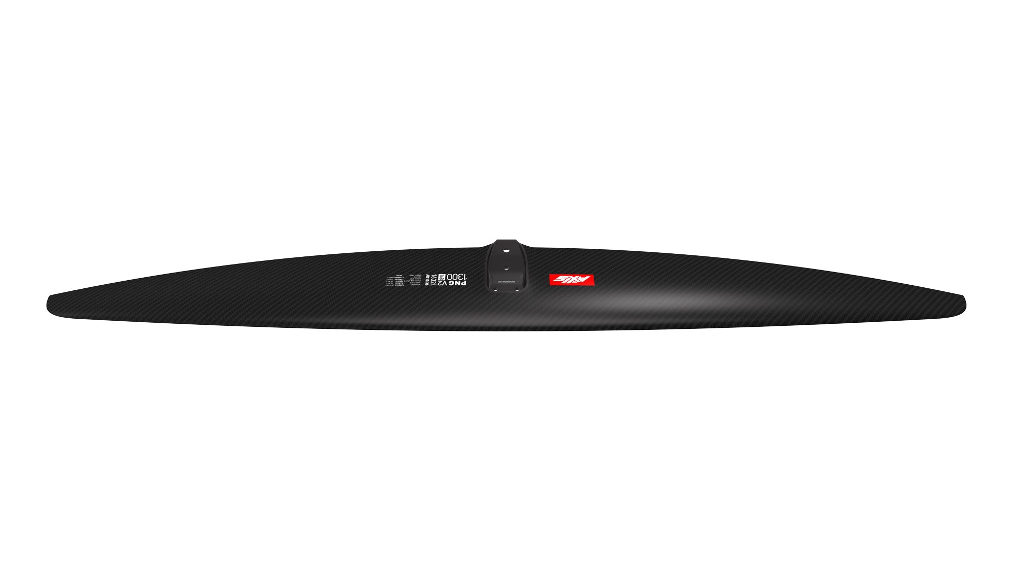 Переднее крыло фойла AXIS Foils AXIS PNG V2 1300 Ultra High Mod Reinforced Carbon Hydrofoil wing — construction detail