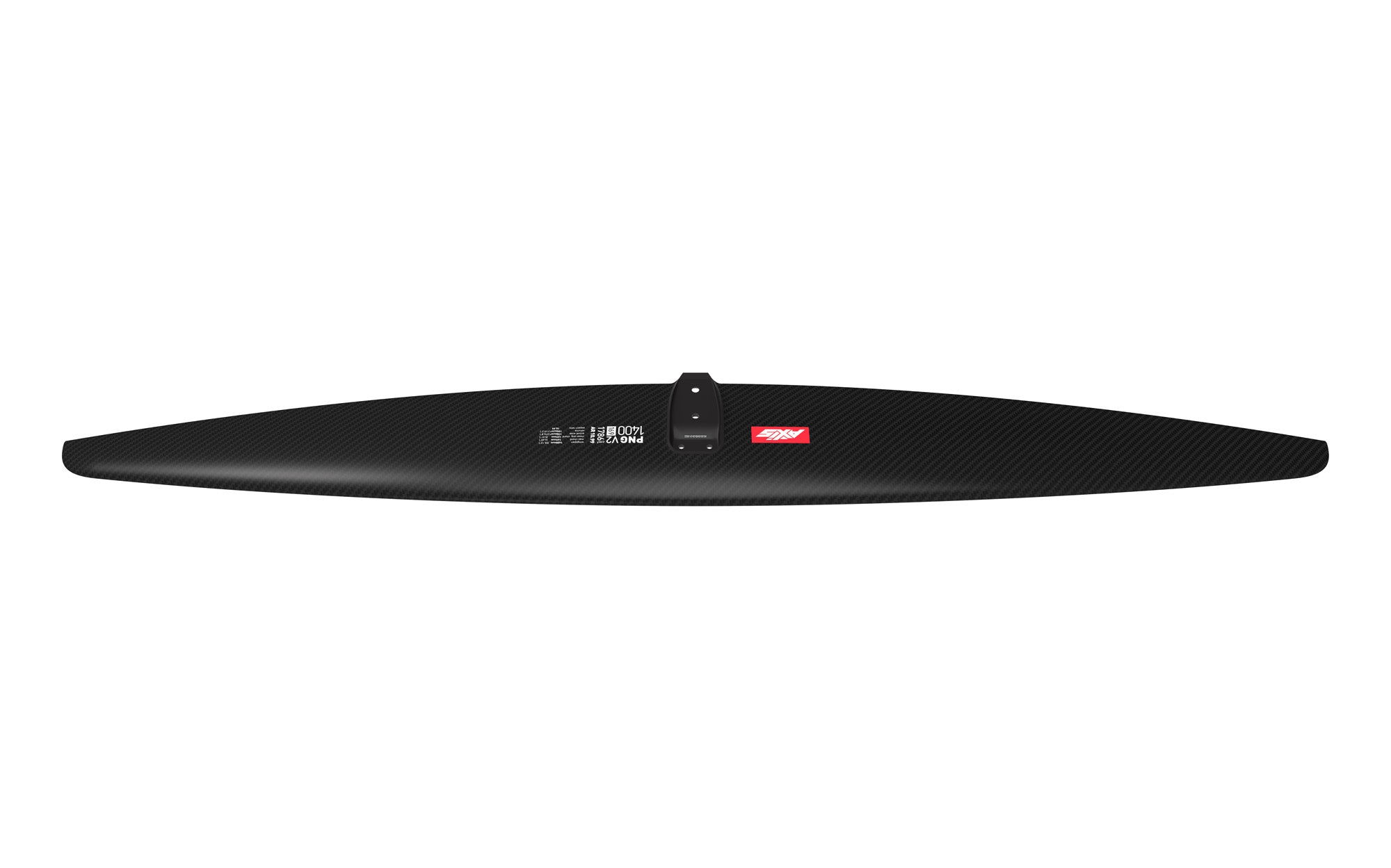 Переднее крыло фойла AXIS Foils AXIS PNG V2 1400 Ultra High Mod Reinforced Carbon Hydrofoil wing — детали конструкции