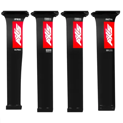 Мачта фойла AXIS Foils AXIS Power Carbon FATTY Mast & Base Plate 80 — детали конструкции