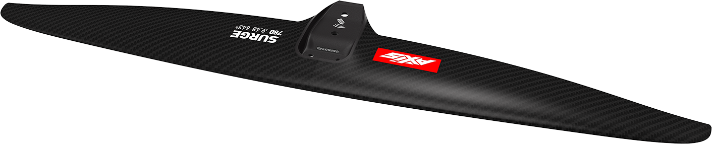Переднее крыло фойла AXIS Foils AXIS SURGE 780 Carbon Hydrofoil wing — top view