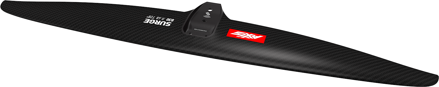 Переднее крыло фойла AXIS Foils AXIS SURGE 830 Carbon Hydrofoil wing — вид сверху