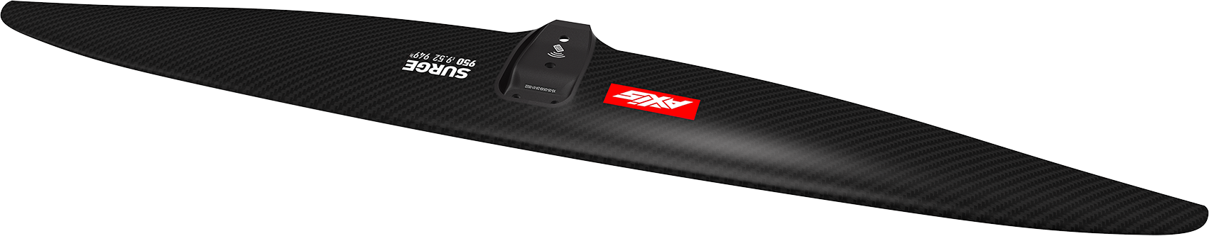 Переднее крыло фойла AXIS Foils AXIS SURGE 950 Carbon Hydrofoil wing — вид сверху