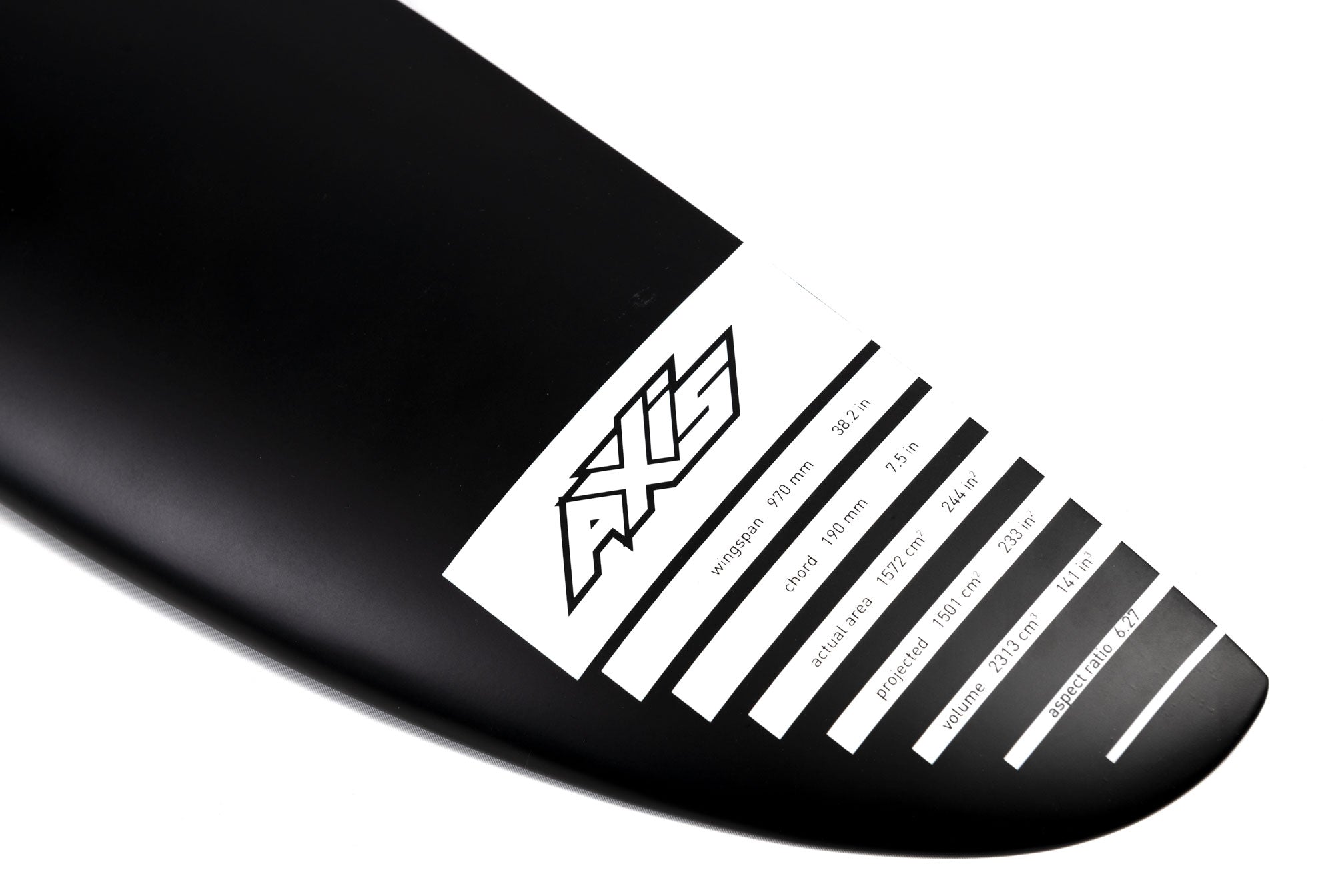 Переднее крыло фойла AXIS Foils BSC 970 Carbon Hydrofoil Wing — construction detail