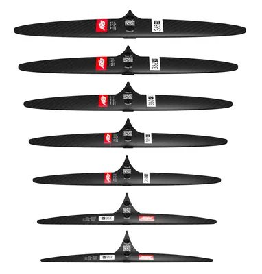 Переднее крыло фойла AXIS Foils SKINNY - 360/45 Carbon Rear Hydrofoil wing — детали конструкции