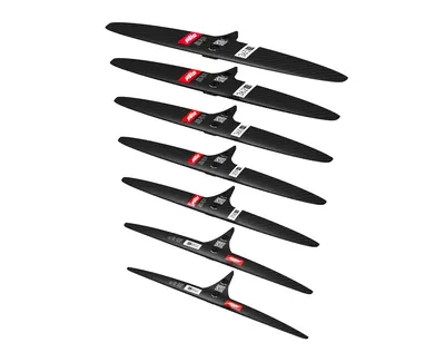 Переднее крыло фойла AXIS Foils SKINNY - 360/45 Carbon Rear Hydrofoil wing — вид сверху