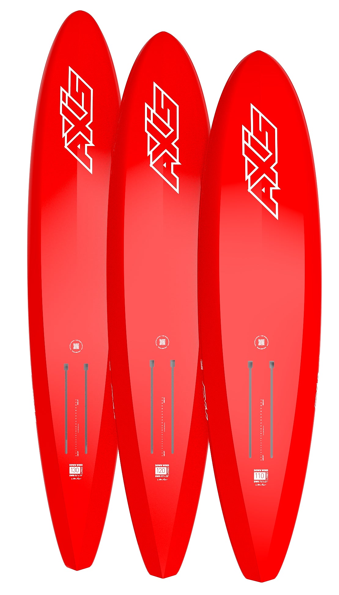 AXIS Foils Downwind Carbon Foilboard 110L Foilboard — top view