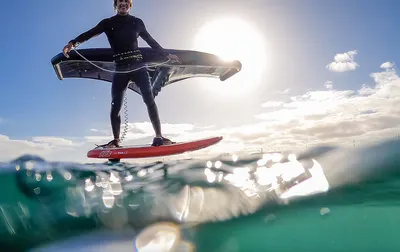 Доска для фойла AXIS Foils Froth Carbon Foilboard 135L — вид сверху