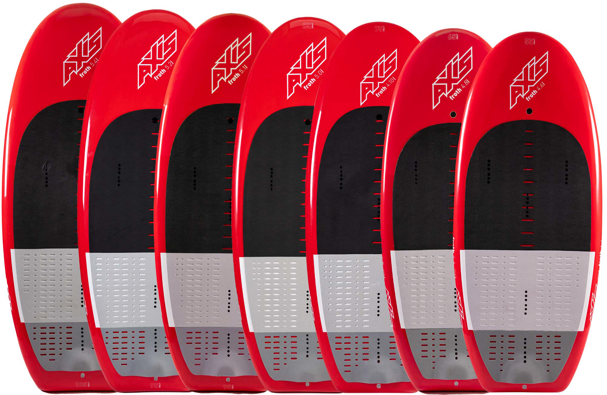 AXIS Foils Froth Carbon Foilboard 45L Foilboard — side view