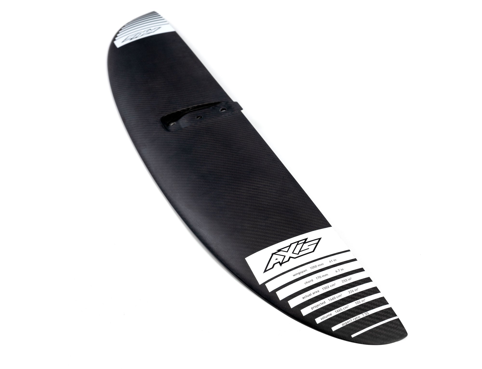 Переднее крыло фойла AXIS Foils HPS 1050 Carbon Hydrofoil Wing — close-up