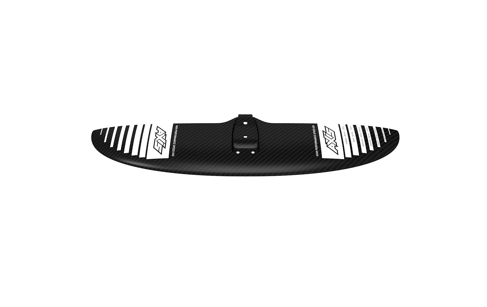 Переднее крыло фойла AXIS Foils HPS 650 Carbon Hydrofoil Wing — крупный план