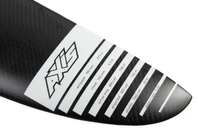 Переднее крыло фойла AXIS Foils HPS 700 Carbon Hydrofoil Wing — детали конструкции